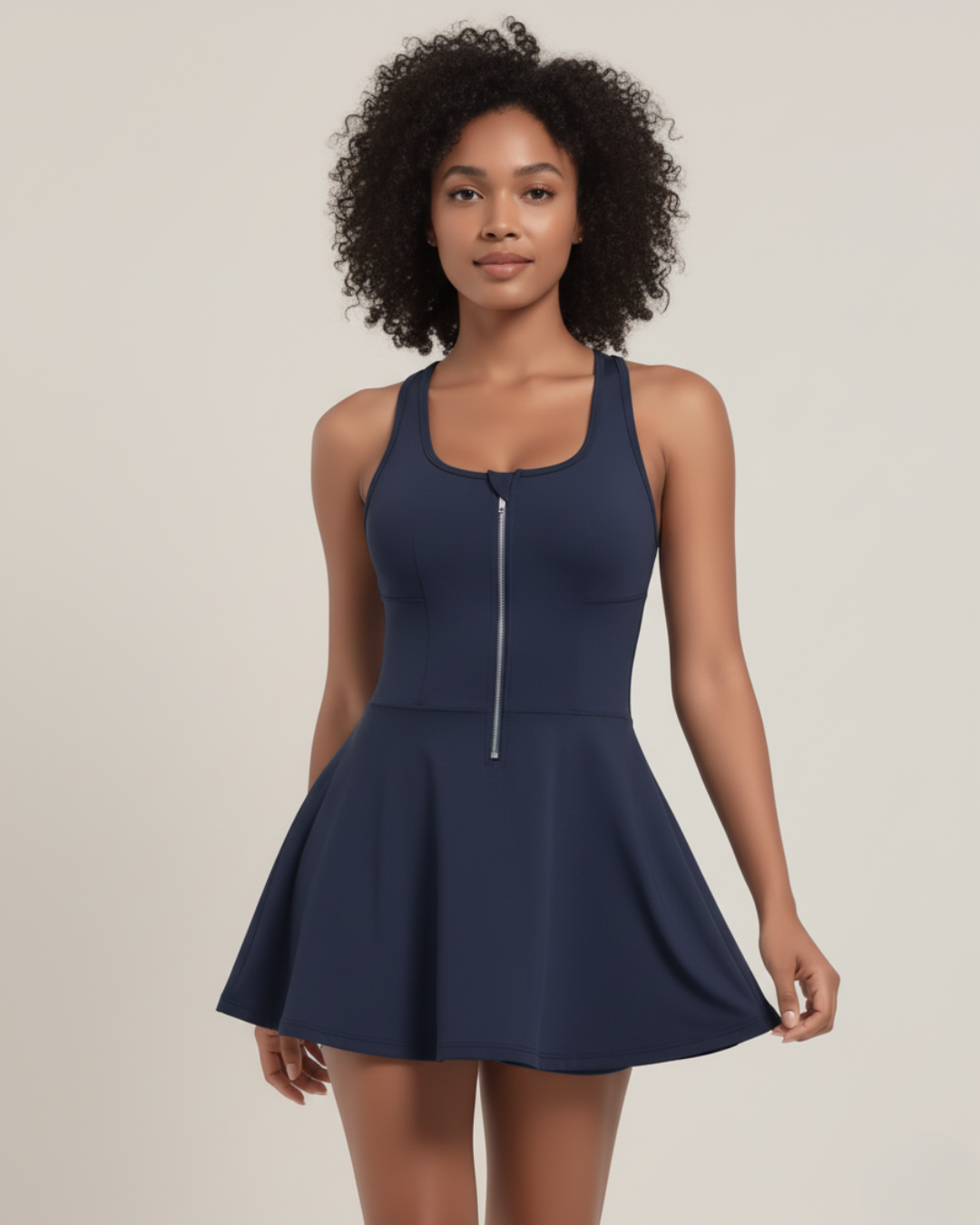AeraFit™ Court Dress - Navy