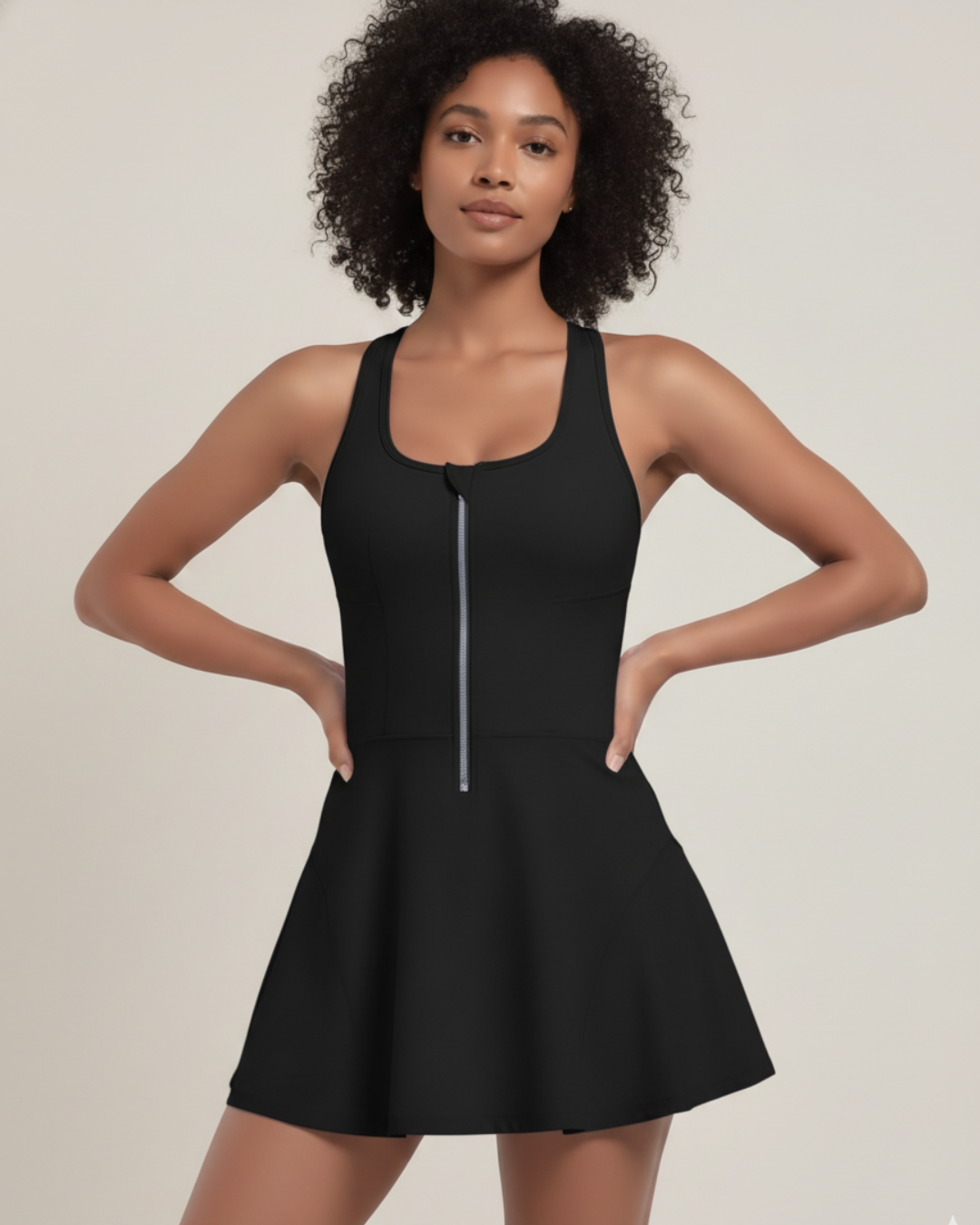AeraFit™ Court Dress - Noir