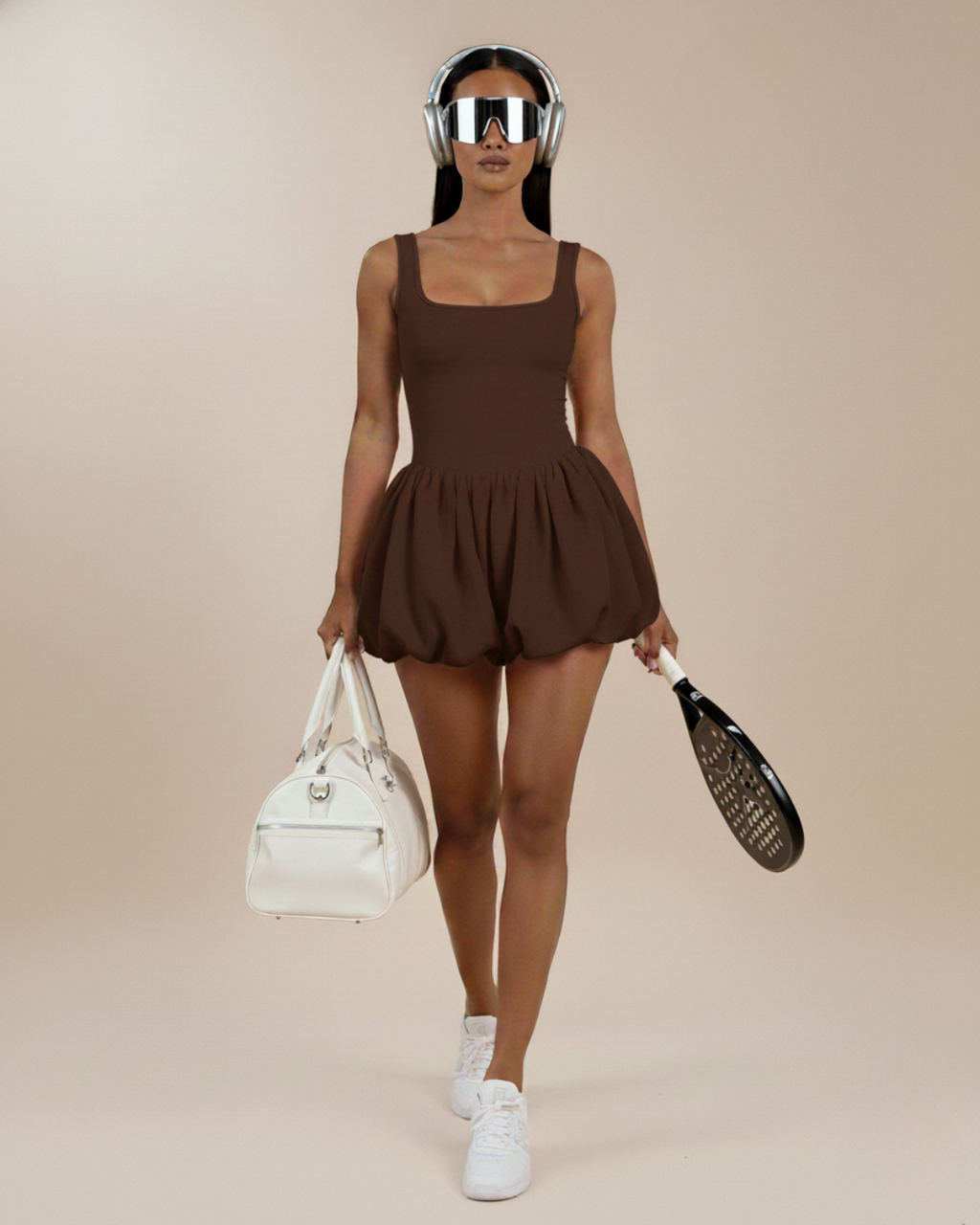 Robe-short Prima - Cacao